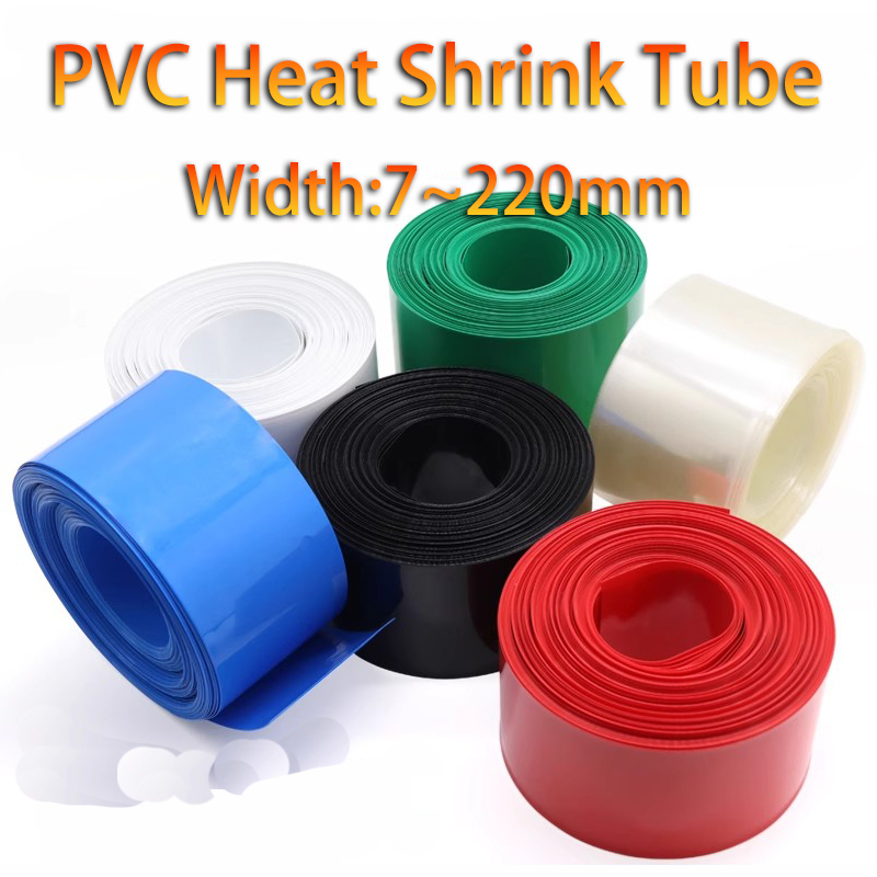 Shrink Sleeve Pvc - PVC Heat Shrink Tube 7~220mm width