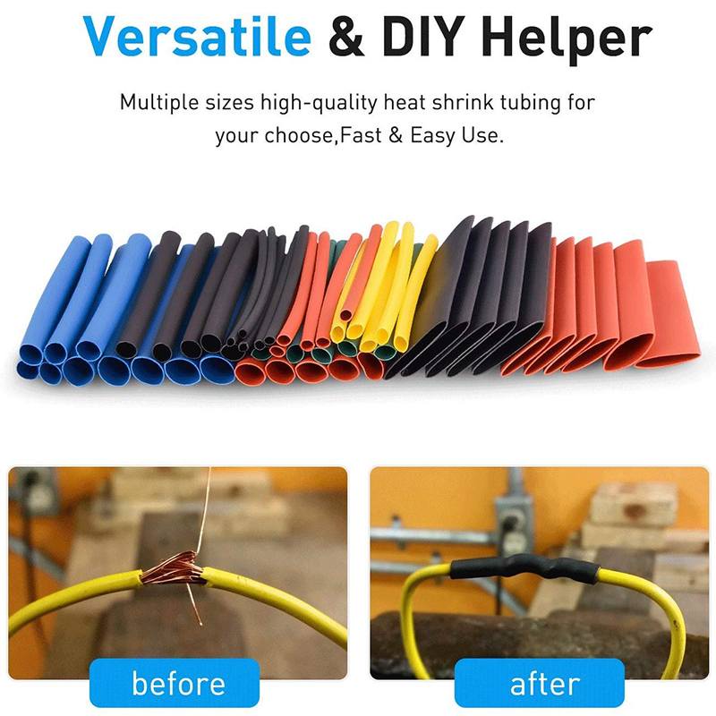 530PCS Heat Shrink Tubing Wire - Shrink Sleeve Pvc ulasan dan harga