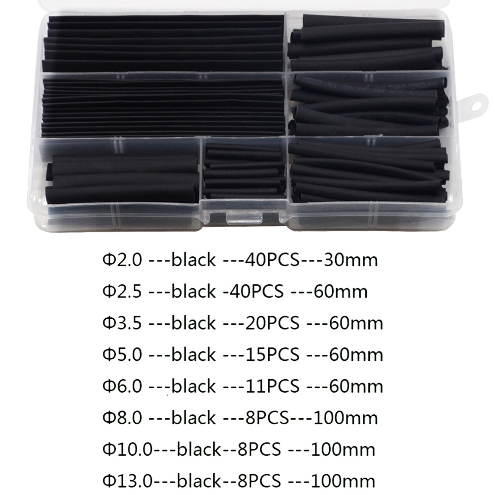 150pcs/Box 2:1 Polyolefin Heat - Shrink Sleeve Pvc ulasan dan harga