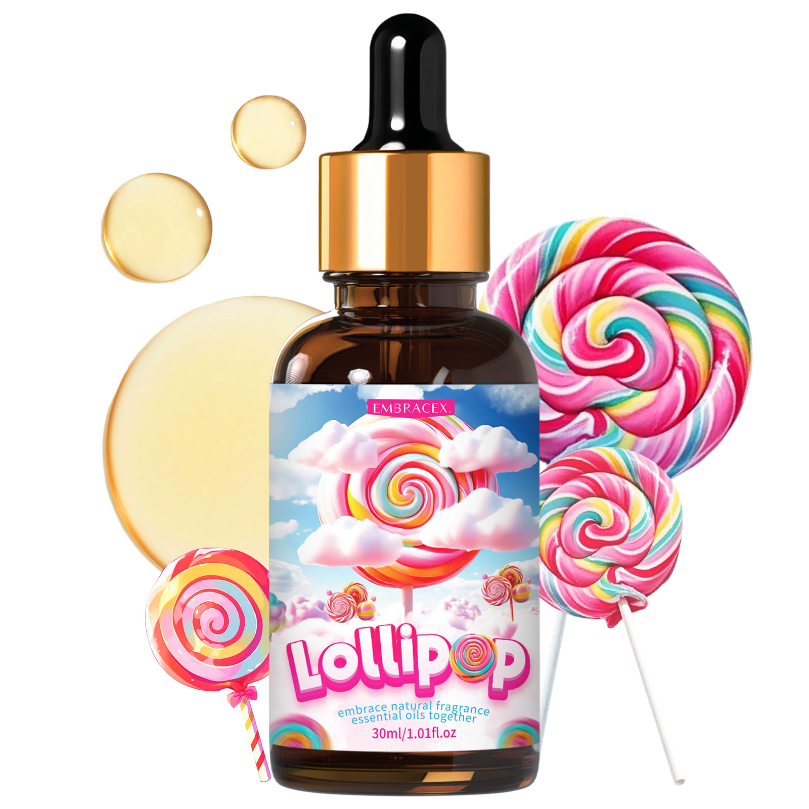 30ml  Lollipop Fragrance Oils  - Candle Supplies Fragrance Oil ulasan dan harga
