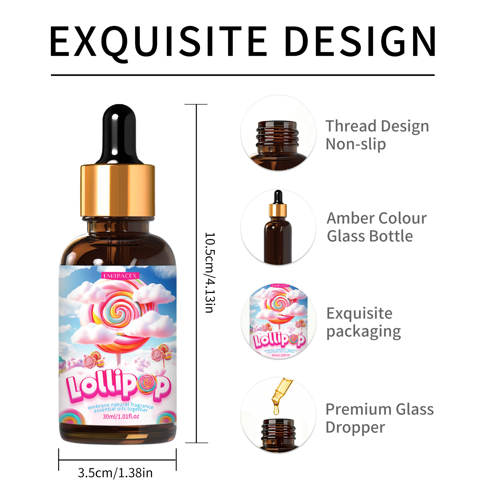 30ml  Lollipop Fragrance Oils  - Candle Supplies Fragrance Oil ulasan dan harga