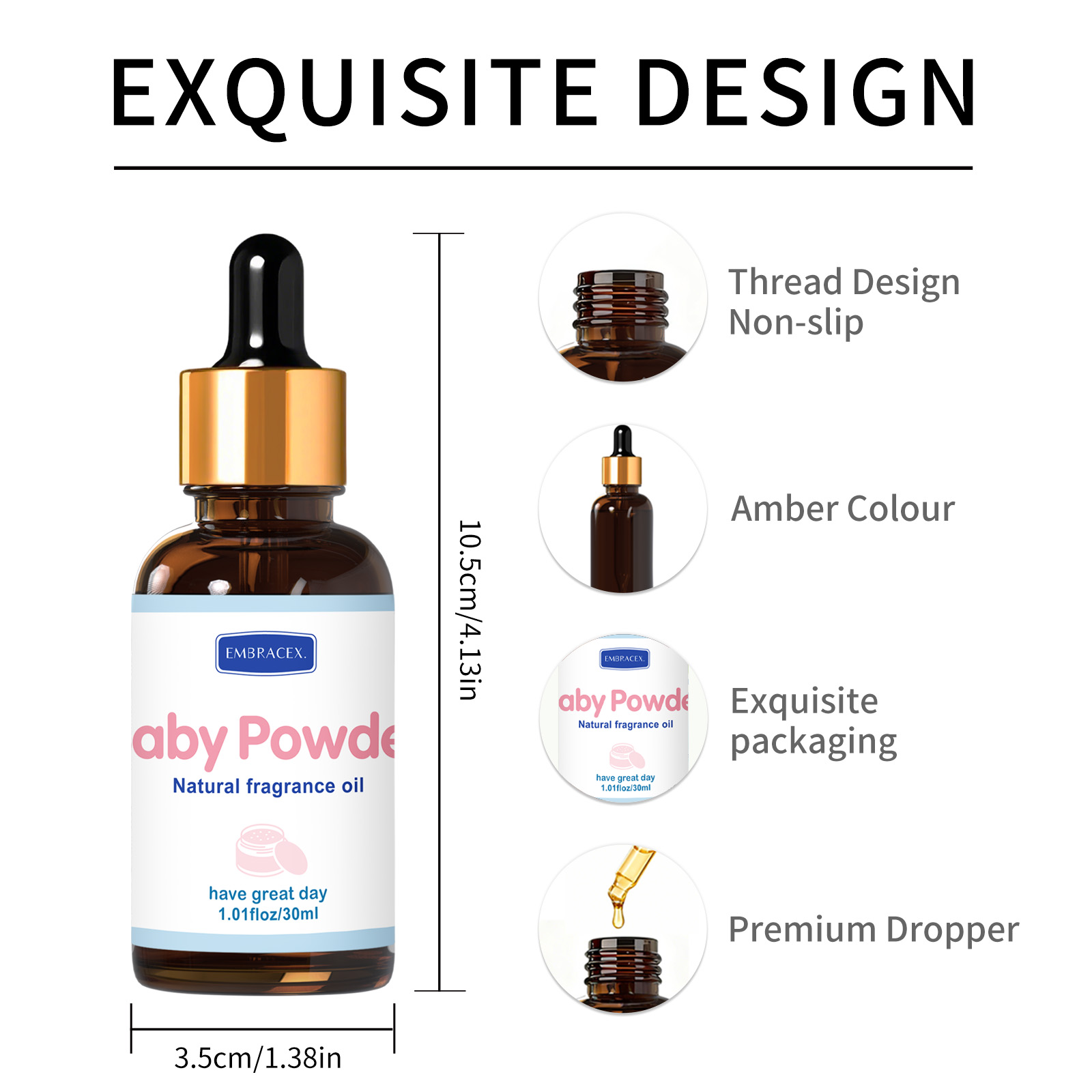 30ml Baby Powder Fragrance Oil - Candle Supplies Fragrance Oil ulasan dan harga
