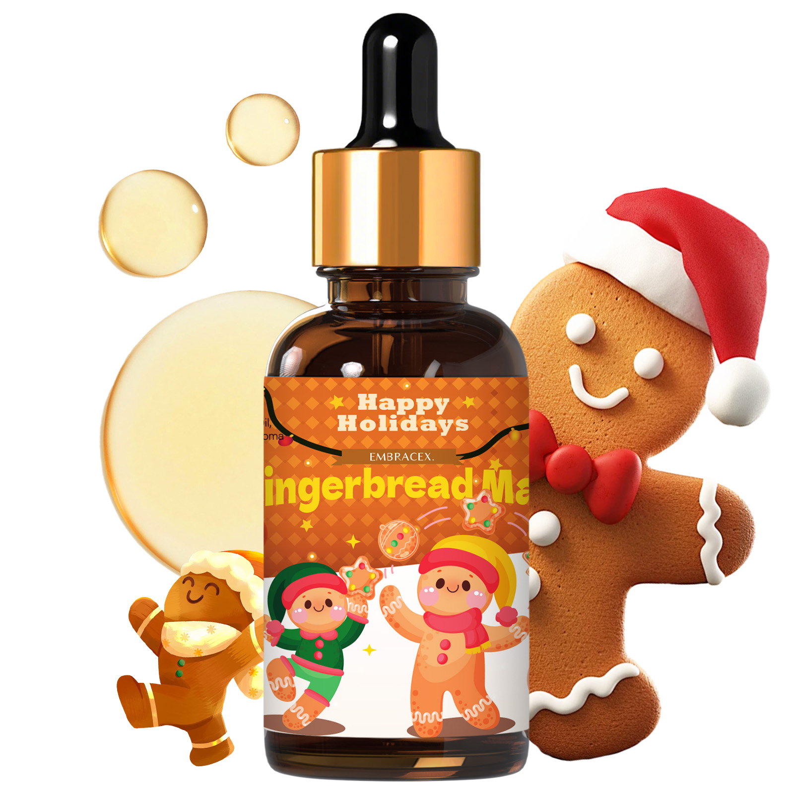 30ml Gingerbread Man Fragrance - Candle Supplies Fragrance Oil ulasan dan harga