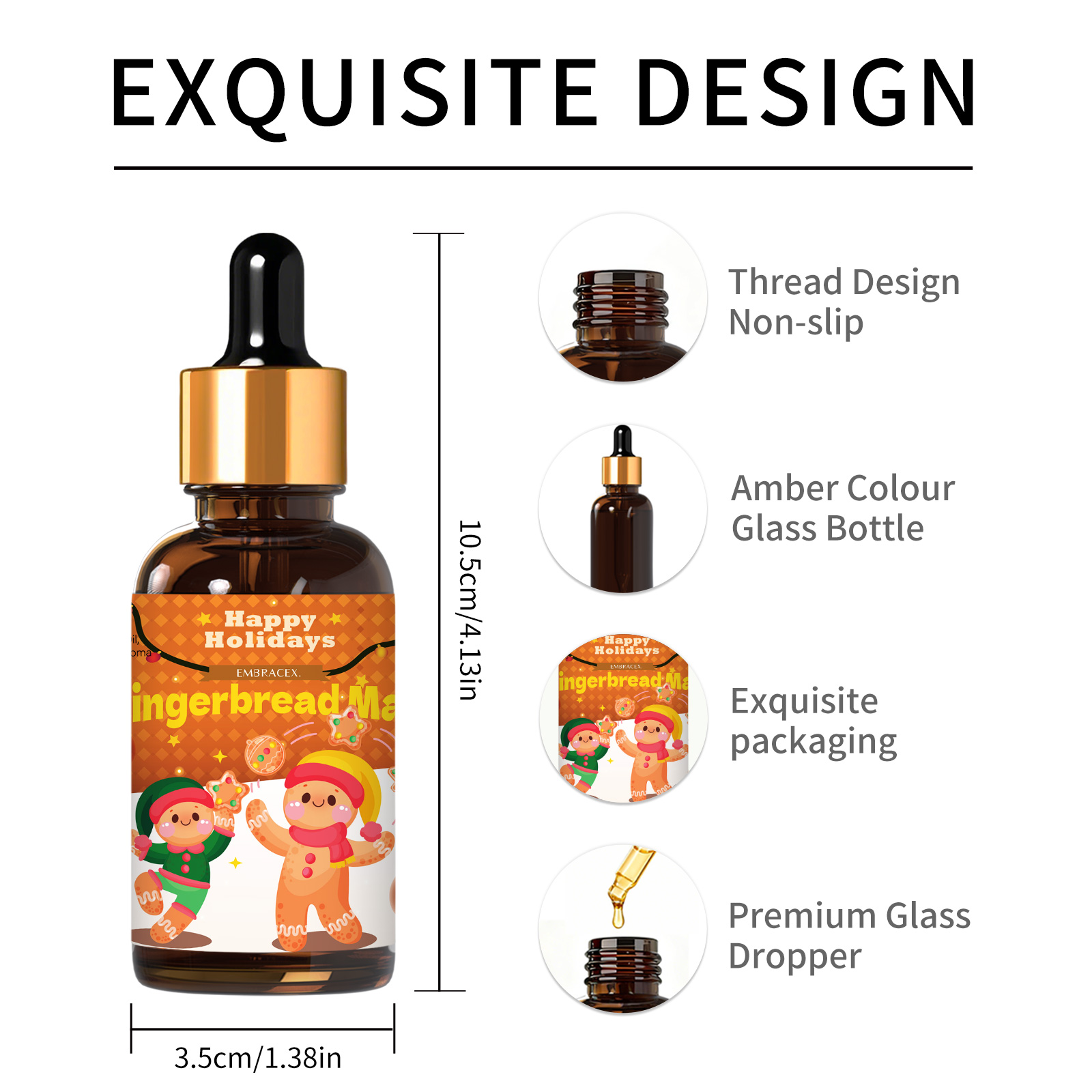 30ml Gingerbread Man Fragrance - Candle Supplies Fragrance Oil ulasan dan harga
