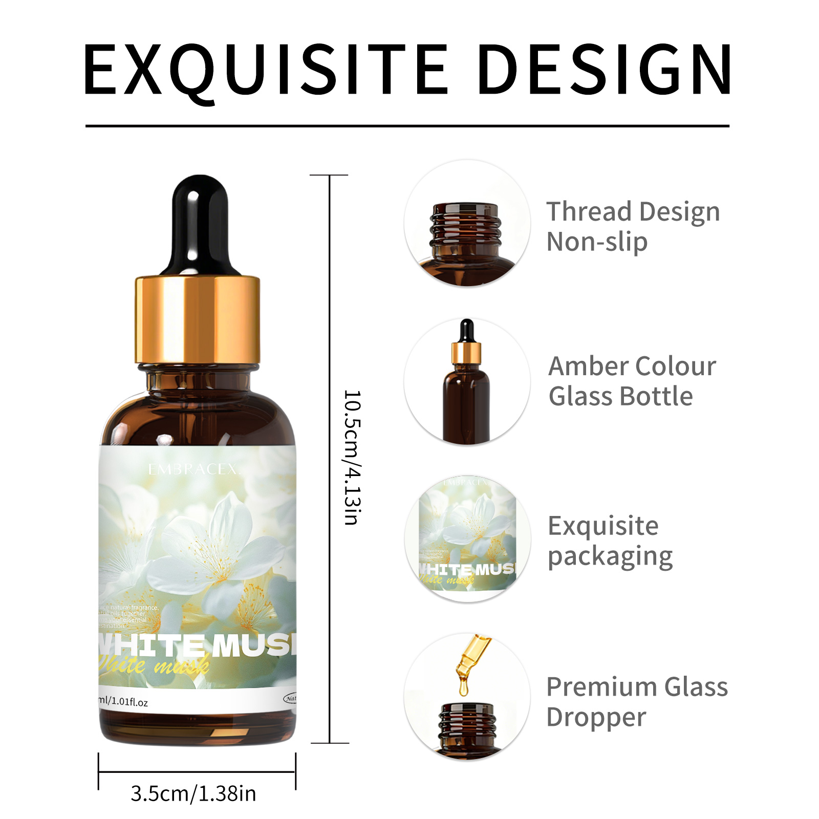 30ml White Musk Fragrance Oils - Candle Supplies Fragrance Oil ulasan dan harga
